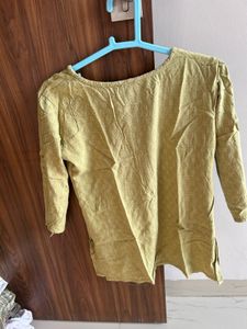 Green Short Kurti