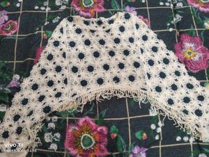 Crochet Flower Detail top
