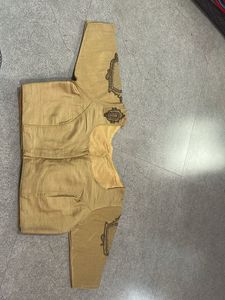 Golden Embroidered Blouse