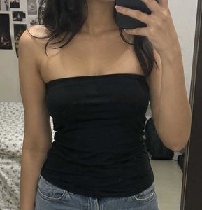 Black Strapless Tube Top (NOT USED)