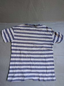 Striped Heart Graphic T-Shirt
