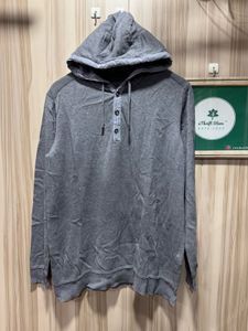 Massomi Dutti Vintage Grey Hooded Sweatshirt