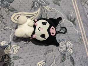 Kuromi Plush keychain