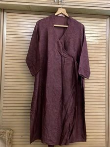 ladies angrakha kurta, XL, purple