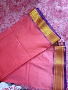 Beautiful Pink Silk Saree