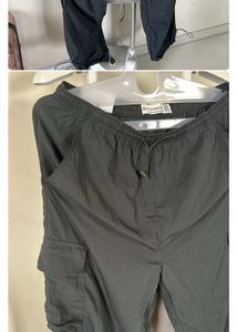 Black Shorts (cotton Linen Fabric )