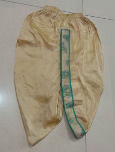 Silk Blend Dhoti Pants
