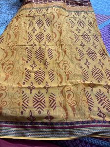 Used pure cotton saree