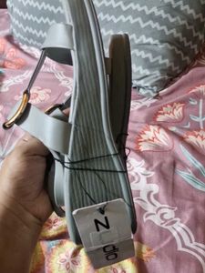Stylish Grey Flat Sandals