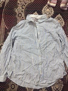 Classic Striped Button-Down Shirt