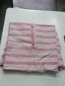 Pink Patterned Kurti Top
