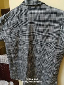 Stylish Plaid Button-Up Shirt