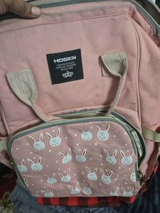 Pink Hosen Diaper Backpack