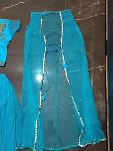 Sky blue Lahenga with duppata