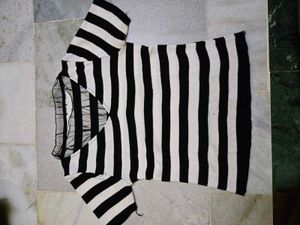 Chic Striped Tunic Top