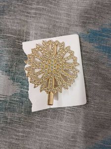 Sparkling Flower Hair Clip