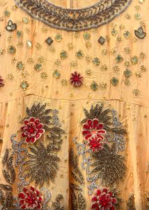Pakistani Beautiful peach engagement dress