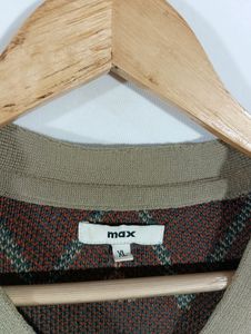 Brown Knitted Winter Sweater (Women)
