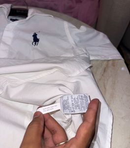 Classic White Polo Ralph Lauren Shirt