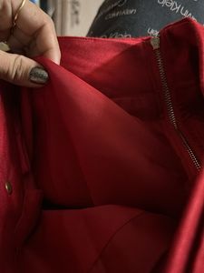 Red High-Waisted Shorts