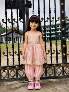 fix price Adorable Pink Ethnic Outfit for Girls