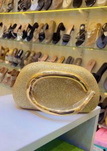 Sparkly Gold Clutch Evening Bag