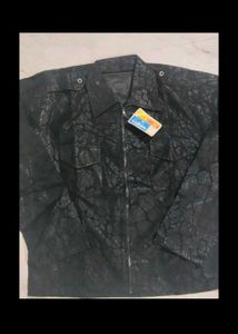 Men's Textured Black Jacket
