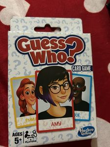 Guess Who Cards Game New