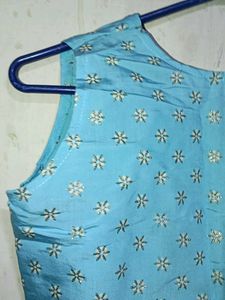 Blue Printed Kurti