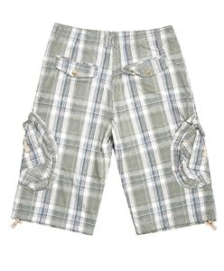 Men's Cargo Capri | Plaid Check | Casual Wear
