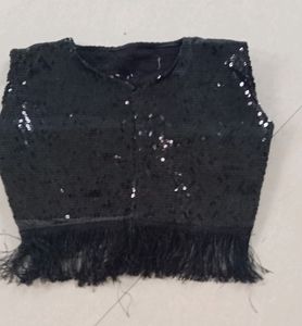 Gown With Koti For Girls