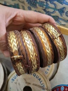 combo of copper and Gold lace