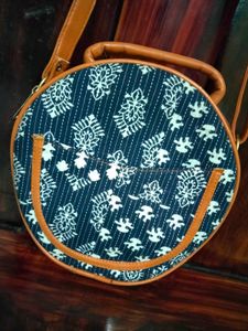 Unique Print Round Sling Bag