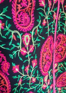 Embroidered Black Kurta