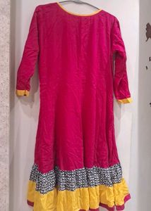 Magenta Pink Anarkali Kurta
