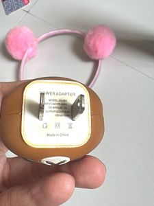 Kuma San-X Adapter  USB free Cute Pink Pom