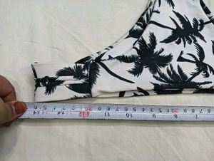 Palm Tree Print Bikini Bottom 💚