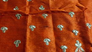new purple sari with unstitched blouse