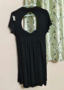 Chic Black Sequin &amp; Cutout Dress