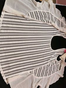 Sheer White shrug