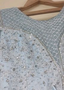 Stunning Blue Embellished Gown