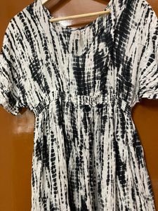 Tie Dye V Neck Dress