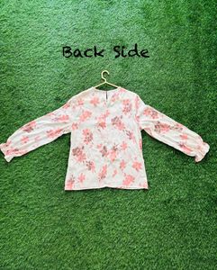 Floral Print Long Sleeve Top