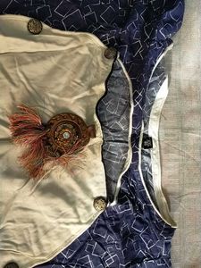 Beautiful Blue &amp; White Striped Kurta