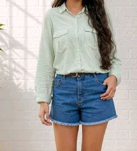 Casual Long Sleeve Button-Up Shirt
