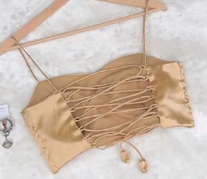 Silk Padded Drawstring Blouse