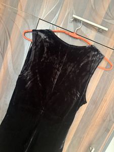 Black Velvet Mini Dress