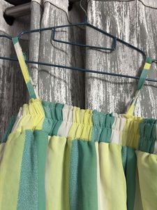 Striped Ruffle Maxi Dress