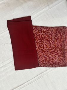 Maroon Fabric - Kurta/Suit Material