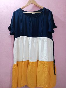 MomToBe Maternity Navy Frock For Women, Size: XL